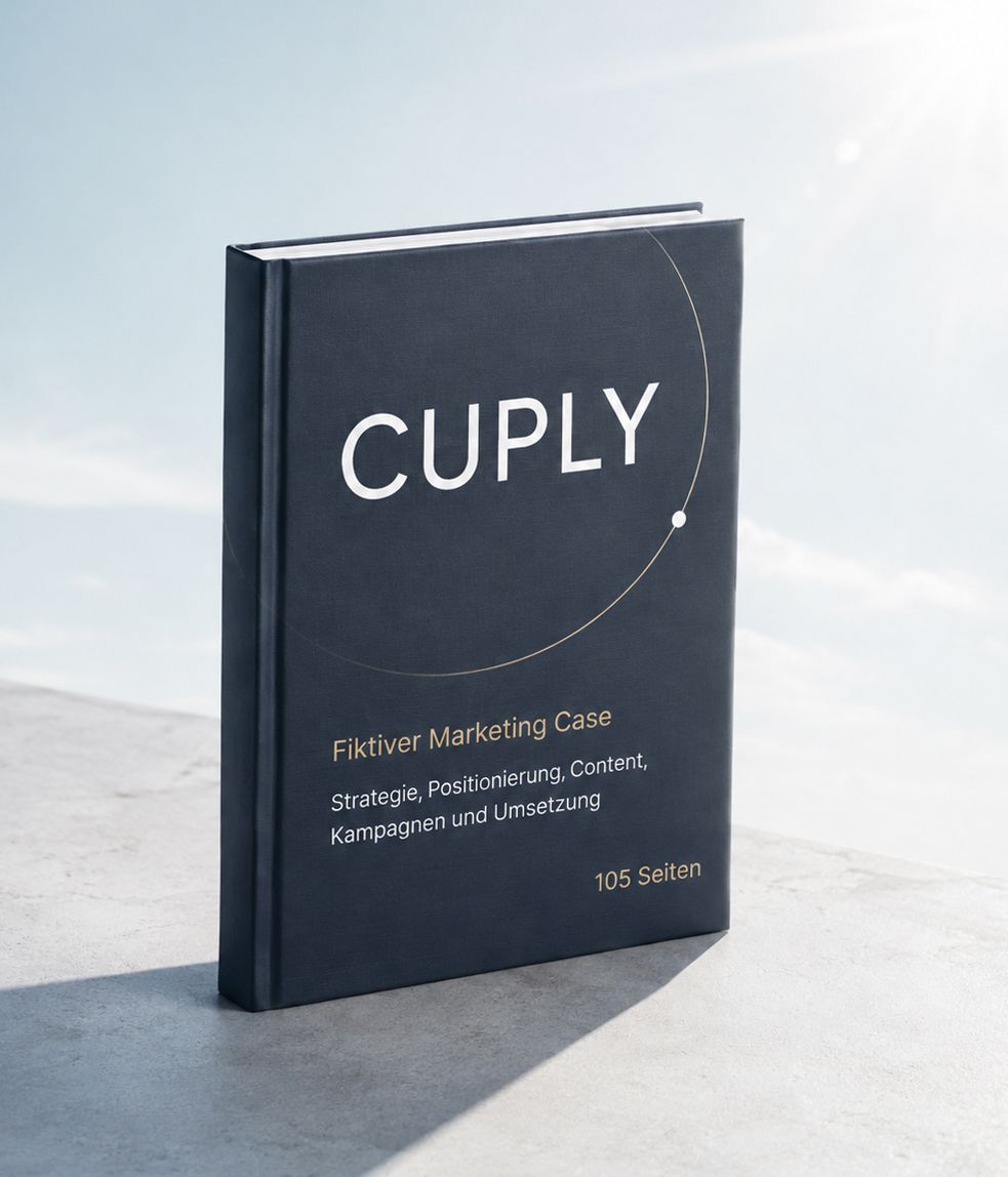 Cuply — fictional marketing case study book cover