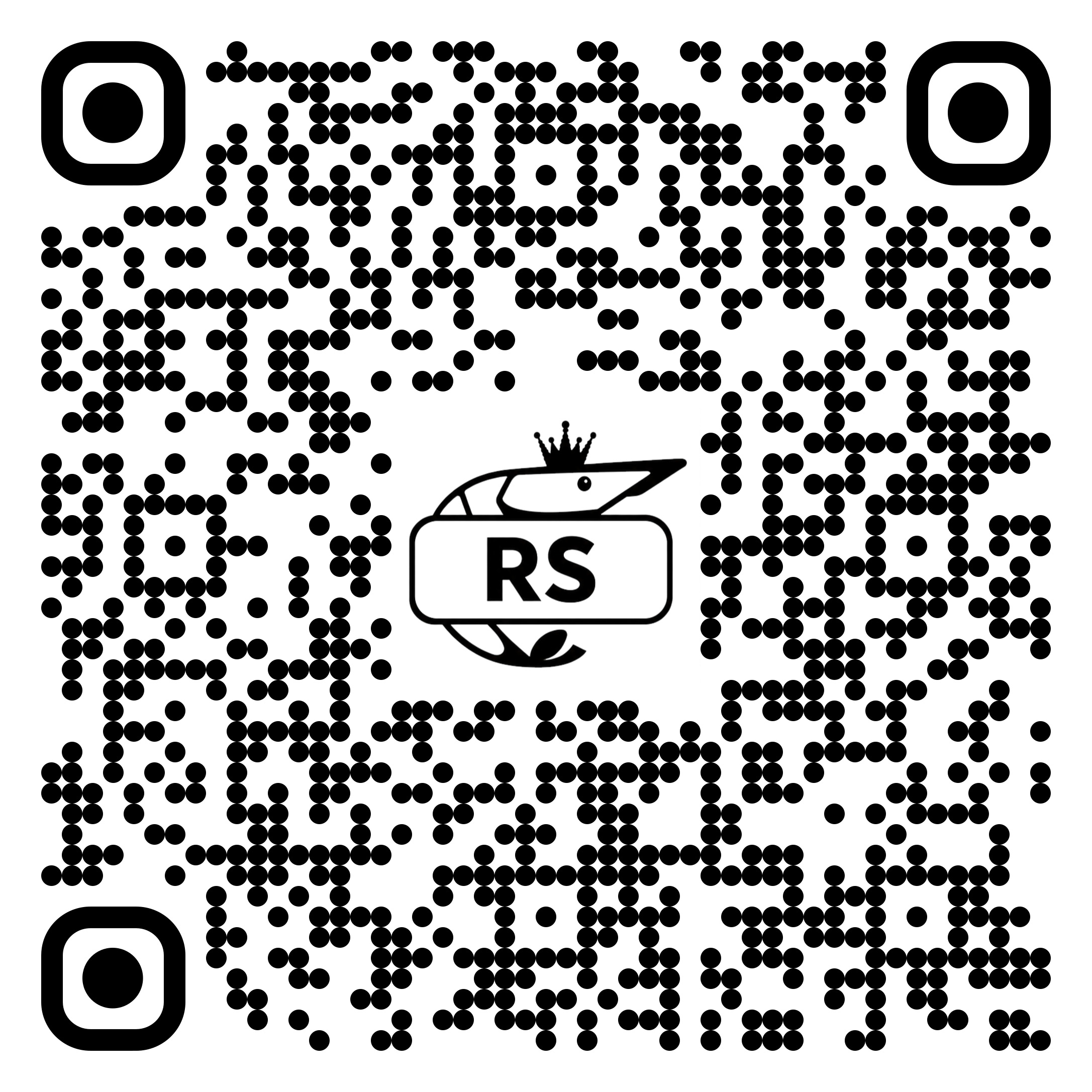 QR code linking to RoyalShrimp.de